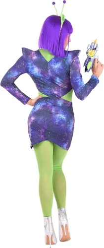 Vista 6 de Sexy Cosmic Alien Costume for Women