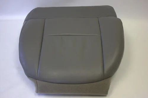 Vista 6 de Funda de asiento de piel gris para Ford F-150 Lariat de 2004, 2005, 2006 2007 y 2008.