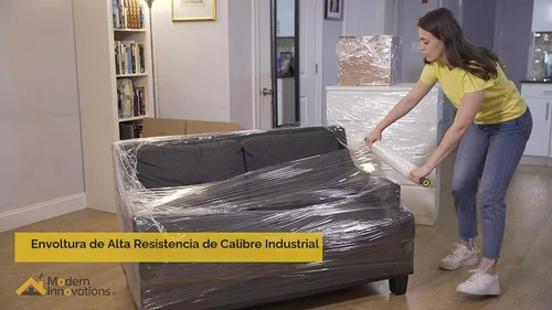 Vista 5 de Modern Innovations - Rollo de película de plástico elástico de 15 pulgadas