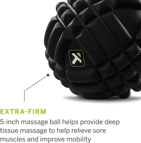 Vista 2 de TRIGGERPOINT Performance Grid X - Pelota de masaje para masaje de tejido profundo y recuperación de ejercicios, color negro