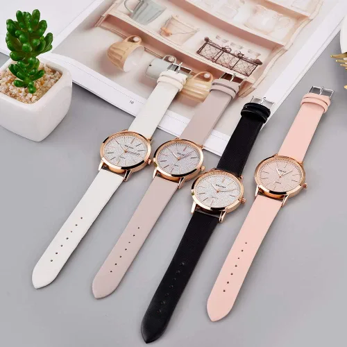 Vista 3 de Reloj de pulsera para mujer, estilo vintage, Torre Eiffel de París, de piel y cristal