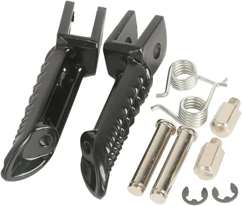 Vista 3 de TCT-MOTORPARTS Estriberas para reposapiés trasero delantero negro para Suzuki GSXR1000 2005-2025 GSXR600 750 2006-2025
