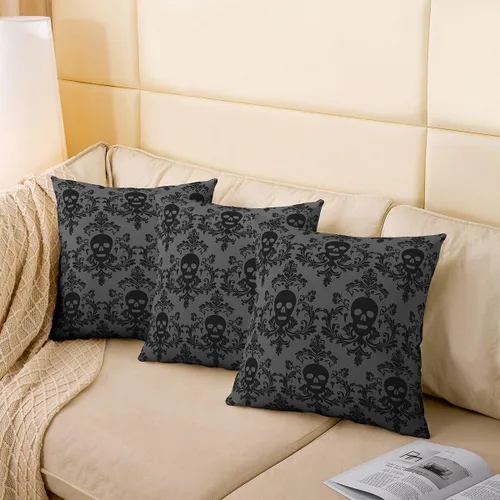 Vista 115 de Guitar Print Double Sides Print Pillow Covers 16"x16",Music Themed Bass Instruments Pillowcase Soft Square Cushion Cases,Rustic Music Score Note