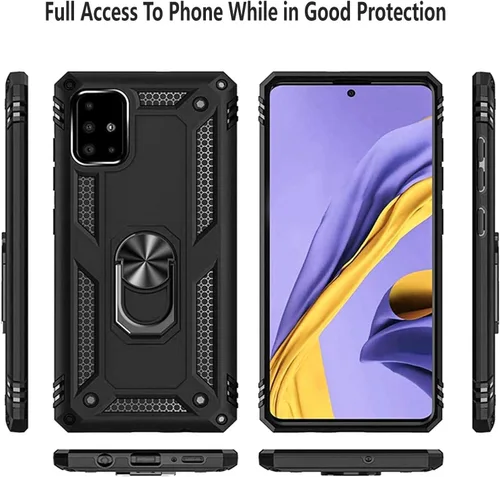 Vista 3 de STARSHOP Funda para teléfono Samsung Galaxy S20 FE 5G, con protector de pantalla de vidrio templado incluido, funda protectora de grado militar a