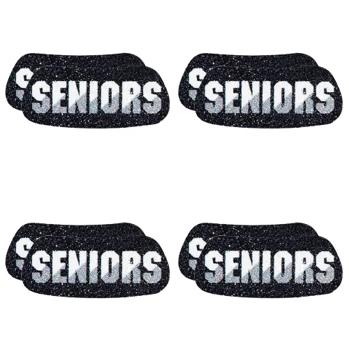 Vista 3 de Anderson's Seniors EyeBlacks, 12 pares por paquete, espíritu escolar, equipo de espíritu (personas mayores degradadas), equipo para fanáticos