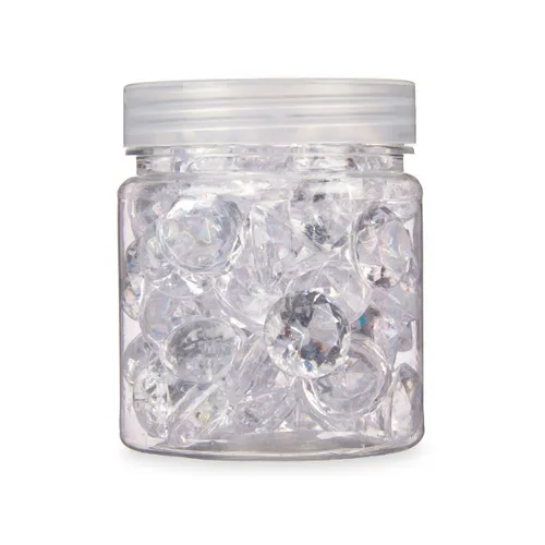 Vista 3 de Piedras Decorativas Gift Decor Transparente 150 g Diamante (16 Unidades)