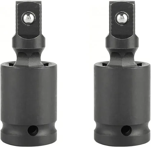 Vista 8 de Adaptador de zócalo giratorio universal de 1/2", extensión de zócalo de impacto negro, acero CR-V
