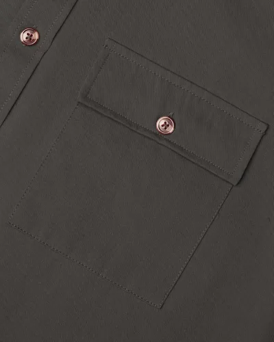 Vista 3 de Alimens & Gentle Camisa casual de manga larga con botones para hombre