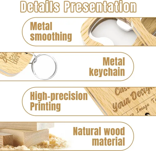 Vista 3 de 15 llaveros de madera personalizados para abrebotellas de cerveza, grabado con láser, cualquier logotipo de texto para bares, familiares, recuerdos