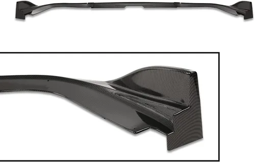 Vista 6 de G-PLUS Alerón de parachoques delantero compatible con Subaru Impreza WRX STI 2006-2007 todos los modelos CS2 estilo PP negro sin pintar parachoques