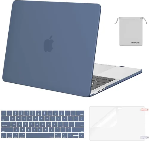 Vista 32 de MOSISO - Carcasa rígida de plástico, cubierta de teclado, protector de pantalla y bolsa de almacenamiento para MacBook Pro 13 pulgadas/33 cm