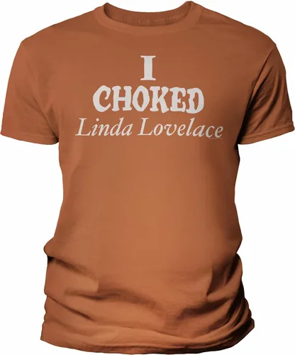 Vista 18 de Camisa vintage I Choked Linda Lovelace para hombre Negro-0001