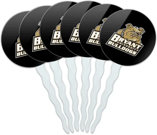 Vista 183 de Abilene Christian - Juego de 6 palillos para cupcakes con logotipo secundario