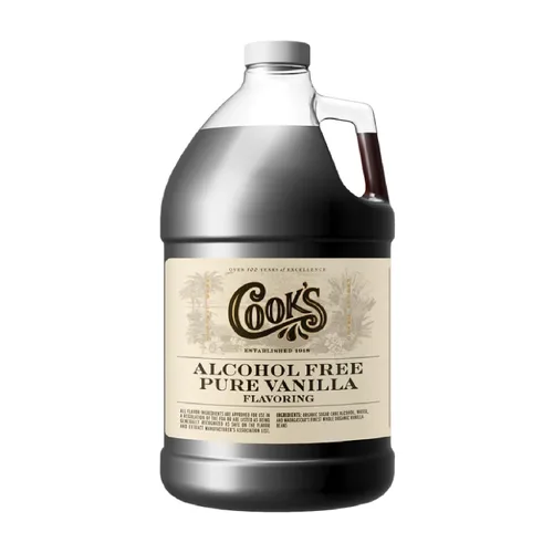 Vista 55 de Cook's, Sabor puro de vainilla sin alcohol, para cocinar, hornear, postres, extracto alternativo de vainilla de Madagascar sin alcohol, 8 onzas