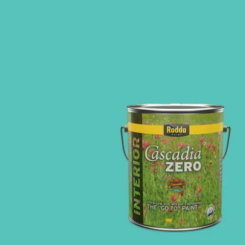 Vista 7 de Rodda Paint CASCADIA ZERO - Pintura e imprimación semibrillante para interiores en uno, cuarto de galón, madera de haya beechwood