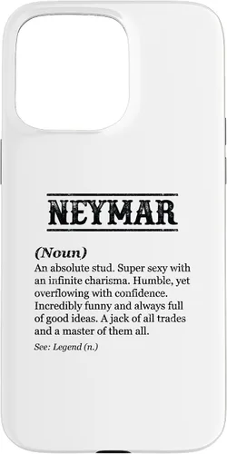 Vista 31 de Neymar - Definición de nombre Frase divertida - Funda personalizada para iPhone 17 para hombre