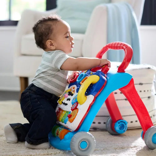 Vista 11 de VTech Andador de Aprendizaje de Sentado a de Pie (Empaque Libre de Frustraciones), Azul