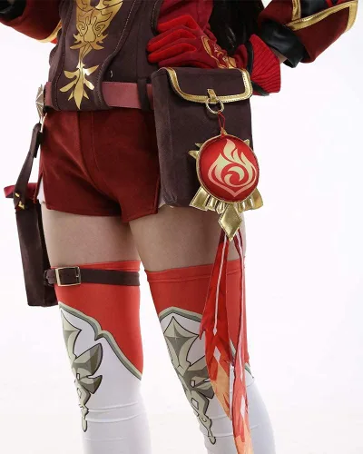 Vista 8 de Cosplay.fm Disfraz de juego para mujer, disfraz de gamuza empalmada