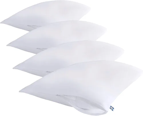 Vista 10 de Sealy All - Protector de almohada de algodón con cremallera estándar/Queen, paquete de 2