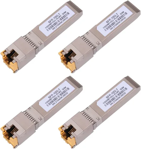 Vista 16 de 10 unidades 1000BASE-T Gigabit SFP a RJ45 transceptor modular de cobre Ethernet para Cisco, Meraki, Ubiquiti, D/TP Link, Supermicro, Netgear