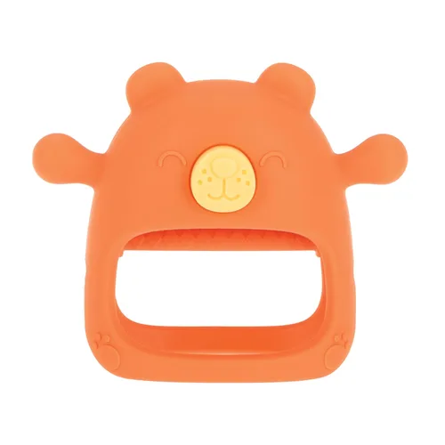 Vista 11 de Nuby Manopla de dentición de muñeca de silicona - Anillo de mordedor para bebés - Más de 3 meses - Oso azul Oso azul