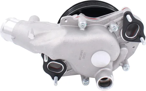 Vista 6 de NewYall Kit de bomba de agua y termostato para motor con pernos Juntas Conector 5.0L para Jaguar FType XJR XF XFR XK XKR XFR-S XKR-S XJ Land Rover