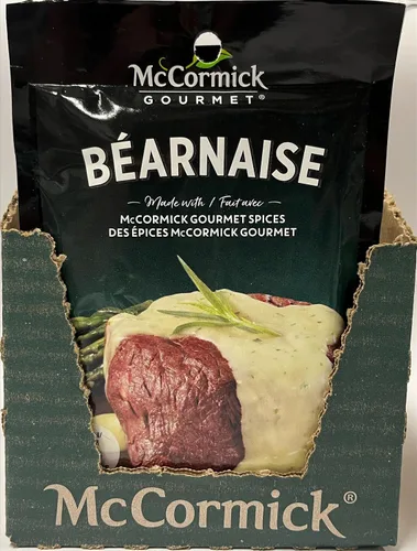 Vista 7 de McCormick Gourmet, Mezcla de salsa seca, Bearnaise, 56g/2 oz., (9pk) {Importado de Canadá}