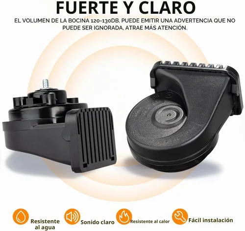 Vista 6 de Bocina de coche para Chevy Silverado Tahoe Suburban Cruze GMC RAM Compatible con bocina Chevy