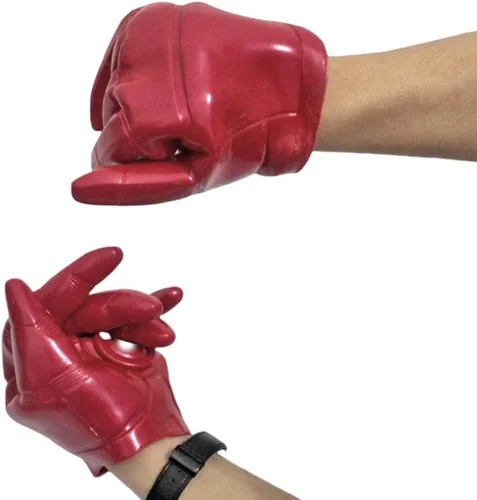 Vista 6 de yuandan Guantes de cosplay de película, guantes de cosplay de figura de película, guantes de disfraces de Halloween, accesorios de regalo para niños