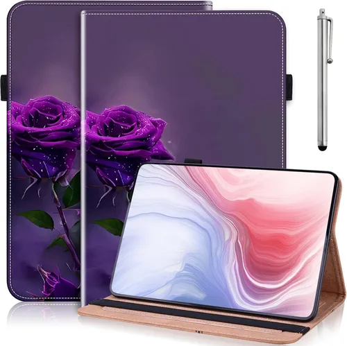 Vista 15 de ALILANG Funda para Samsung Galaxy Tab S5e de 10,5 pulgadas con lápiz capacitivo, a prueba de golpes plegable, negro (black horse)