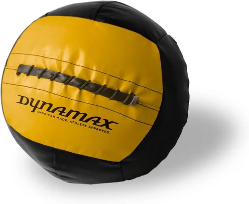 Vista 4 de Dynamax Mini Medicine Ball, 2–12 lb Soft Shell Wall Ball, 10-Inch Weighted Exercise Ball for Strength Training, Core Workouts, Conditioning &