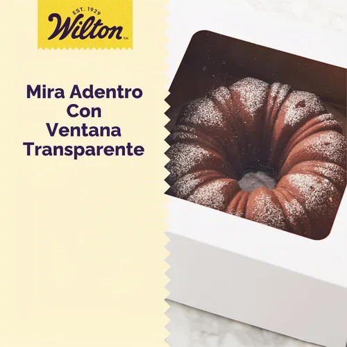 Vista 4 de Wilton Cajas para pastel de 12 pulgadas con ventanas para pasteles de 10 pulgadas, 6