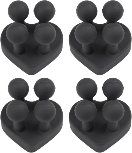 Vista 10 de 4 soportes para cepillos de dientes autoadhesivos impermeables de silicona, multifunción, montado en la pared, soporte para enchufe de un solo