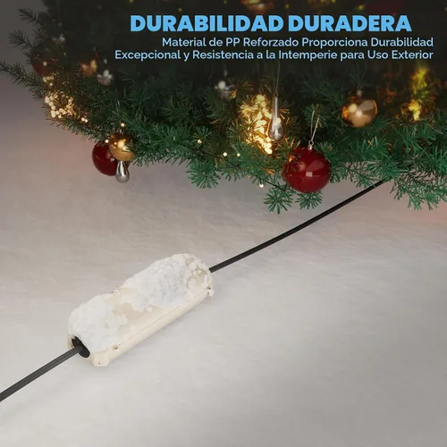 Vista 7 de [Paquete de 3] Flemoon - Cubierta de seguridad para cable de extensión para Almendra