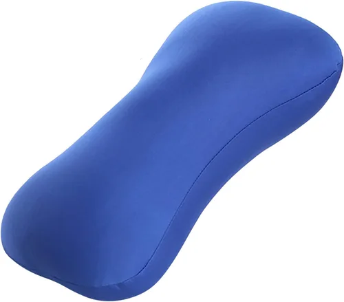 Vista 3 de Microbead - Almohada de viaje de 15 x 8 pulgadas para dormir de lado, almohadas de microcuentas, diseño ergonómico extra suave, cojín de apoyo
