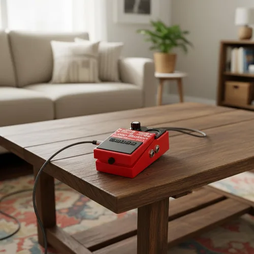 Vista 6 de Boss RC-1 Loop Station Paquete con cable de instrumento Gearlux, cable de conexión y púas