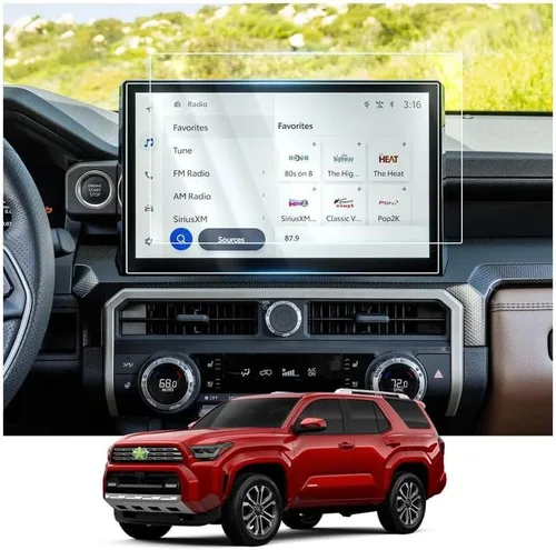 Vista 13 de Ruiya Protector de pantalla para Chevy Colorado/(2015 ~ 2022) GMC Canyon (2015 ~ 2020) GMC Yukon y Chevy Suburban/Tahoe de 8 pulgadas, vidrio