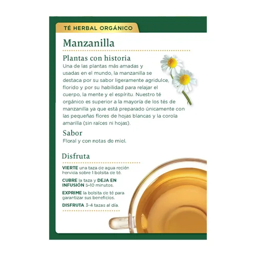 Vista 6 de Traditional Medicinals - Té de hierbas orgánico de manzanilla, 16