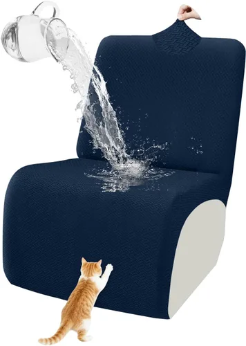 Vista 23 de ALIECOM Fundas 100% impermeables para sofá seccional reclinable, forma de L, elásticas, para esquina, funda para sofá seccional reclinable, lavable