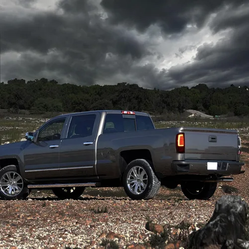 Vista 7 de Silverado - Luces traseras compatibles con Chevy Silverado 1500/1500HD 2500/2500HD 3500 2003-2006 para el lado del conductor y del pasajero