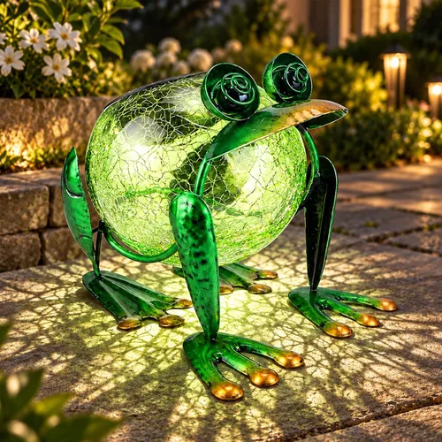 Vista 8 de MUMTOP Farol de perro con luces solares para decoración al aire libre