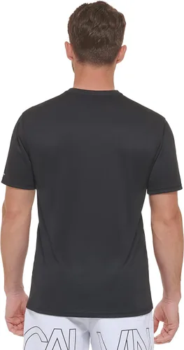 Vista 3 de Calvin Klein Camiseta deportiva de manga corta 40+ UPF de secado rápido para hombre