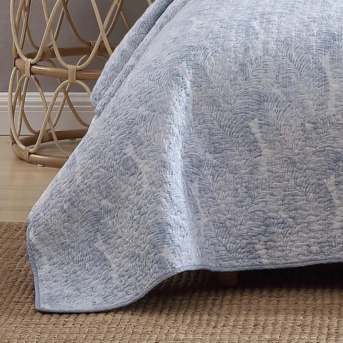 Vista 5 de Tommy Bahama - Juego de edredón tamaño Queen, decoración reversible de algodón para dormitorio con fundas a juego, ropa de cama costera con reverso