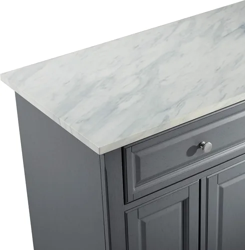 Vista 14 de Crosley Furniture Avery - Isla de cocina, estantes de almacenamiento