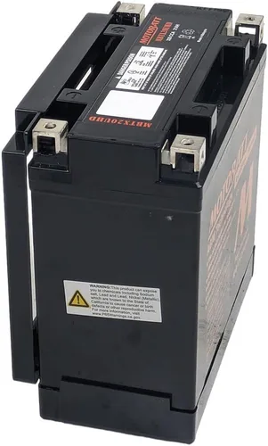 Vista 3 de Motobatt Batería de motocicleta MBTX20U/HD 12V 21Ah Sustituye a 12N16-3A