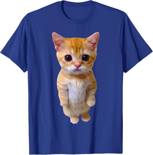 Vista 21 de El Gato Meme Sad Crying Cat Munchkin Kitty Meme Camiseta de moda Small Negro