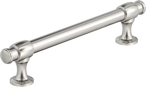 Vista 65 de Amerock Mango de gabinete Bronce champán 3-3/4 pulgadas (96 mm) de centro a centro Winsome paquete de 1 unidad Tirador de cajón Manija