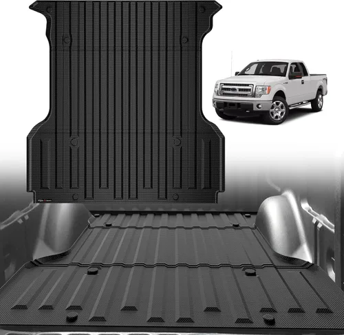 Vista 20 de TripleAliners - Tapete para caja de camioneta (de ejes) de 5 pies, encaje perfecto para pick-up de carga, accesorio de protección de vehículo