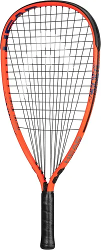 Vista 2 de HEAD MX Cyclone 190 Club - Raqueta de raquetbol, raqueta de equilibrio de luz preencordada, azul/naranja