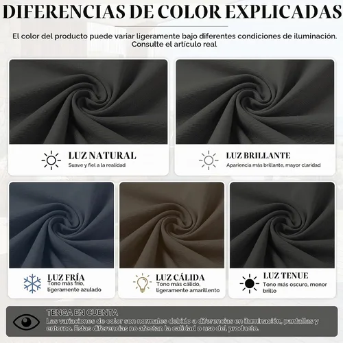 Vista 8 de Fundas de cojín de 8 p para exteriores, fundas de cojín de repuesto impermeables con cremallera para sofá de ratán de 3 asientos, fundas de cojín